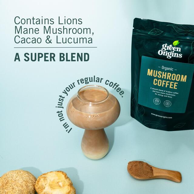 Green Origins Organic Super Mushroom Latte Blend thumbnail 3