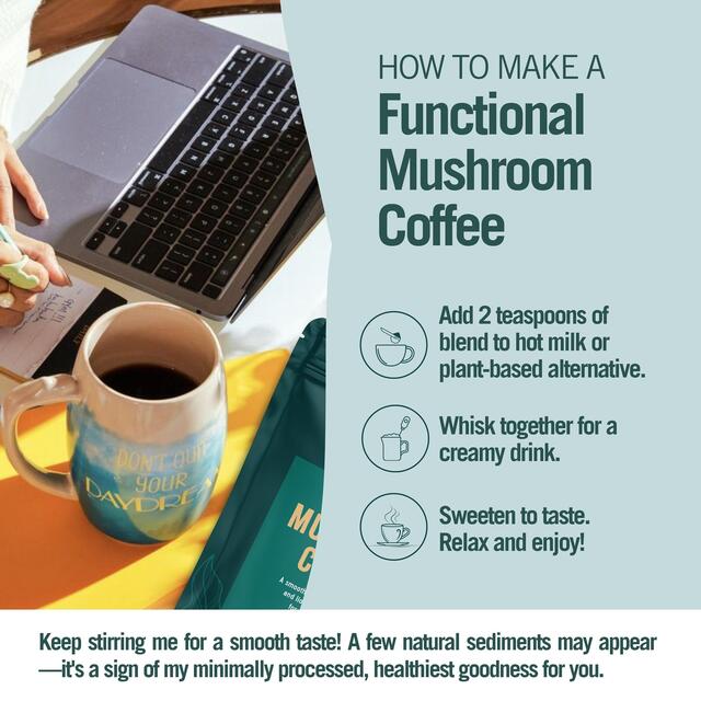 Green Origins Organic Super Mushroom Latte Blend thumbnail 6