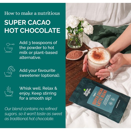 Green Origins Organic Super Cacao Hot Chocolate Blend  thumbnail 5