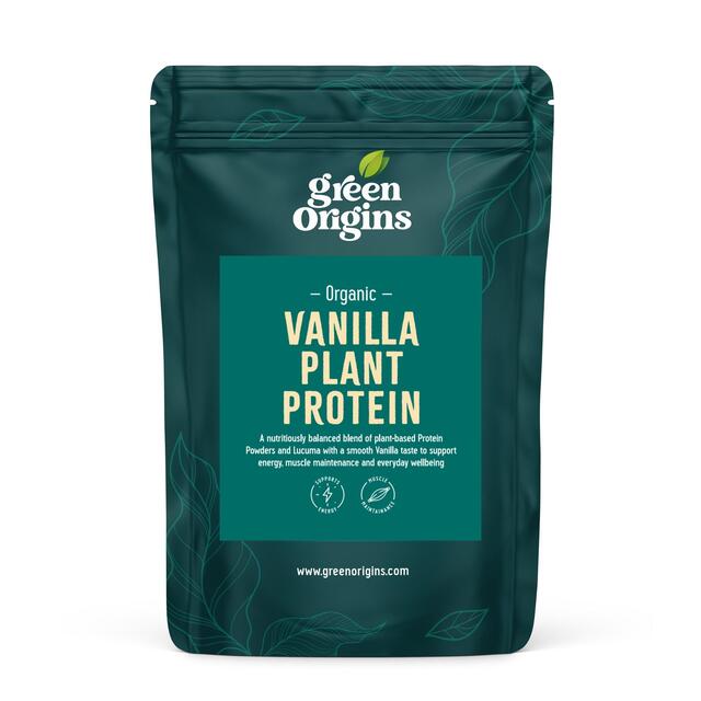 Green Origins Organic Vanilla Plant Protein Powder