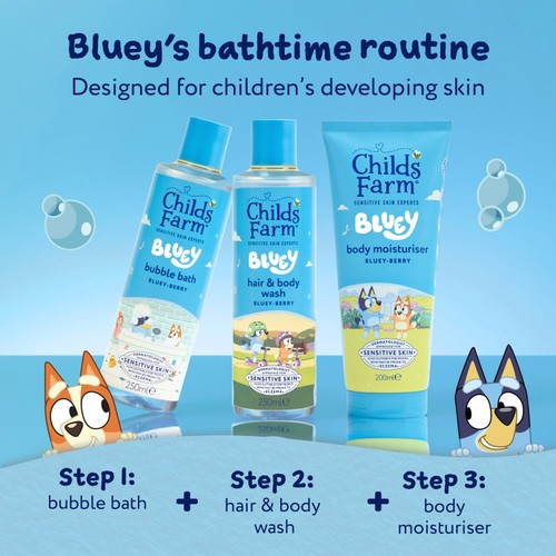 Childs Farm Bluey Hair and Body Wash Bluey-Berry thumbnail 5