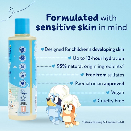 Childs Farm Bluey Bubble Bath Bluey-Berry thumbnail 8