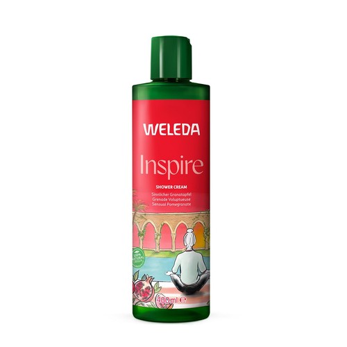 Weleda Pomegranate Inspire Shower Cream Wash Certified Natural