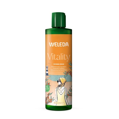 Weleda Sea Buckthorn Vitality Shower Cream Wash Certified Natural