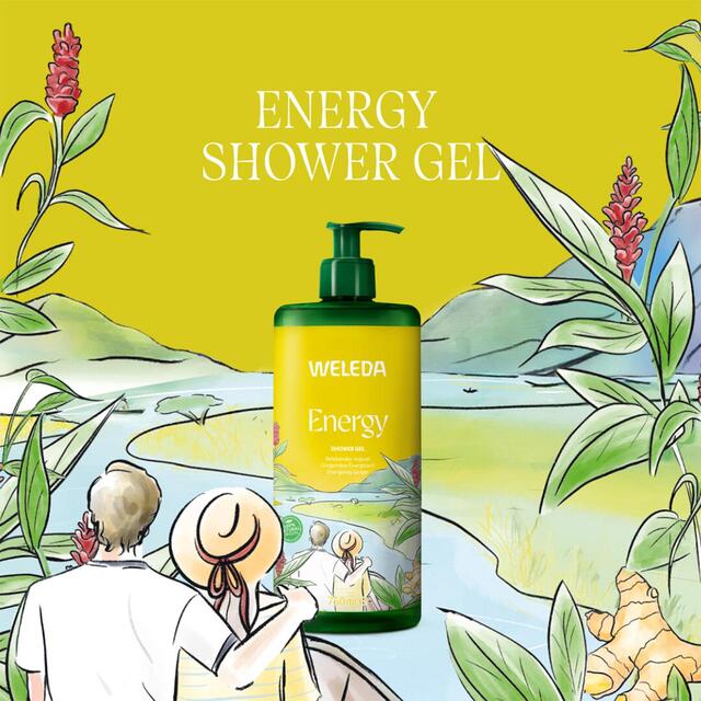 Weleda Ginger Energy Shower Gel Certified Natural thumbnail 2