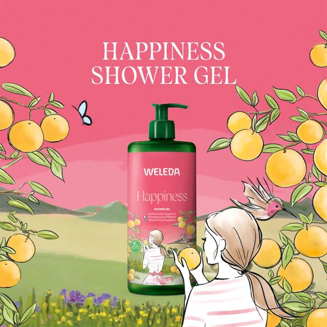 Weleda Grapefruit Happiness Shower Gel Certified Natural thumbnail 2