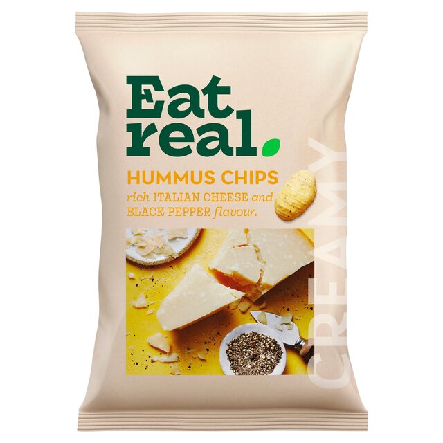 Eat Real Hummus Chips Italian Cheese & Black Pepper thumbnail 2