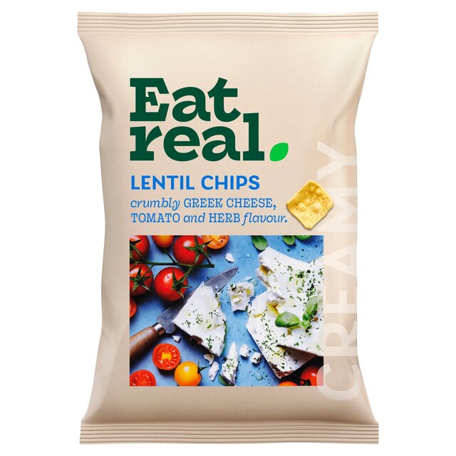 Eat Real Lentil Chips Greek Cheese Tomato & Herb thumbnail 2
