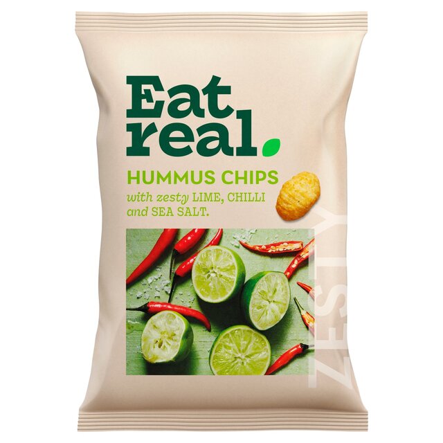 Eat Real Hummus Chips Chilli Lime and Sea Salt thumbnail 2