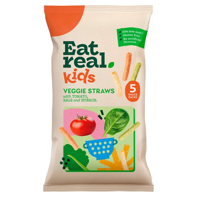 Eat Real Kids Multipack Veggie Straws Tomato Kale & Spinach thumbnail 2