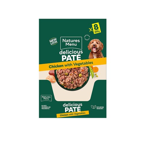 Natures Menu Pouches Food for Adult Dogs Chicken with Vegetables