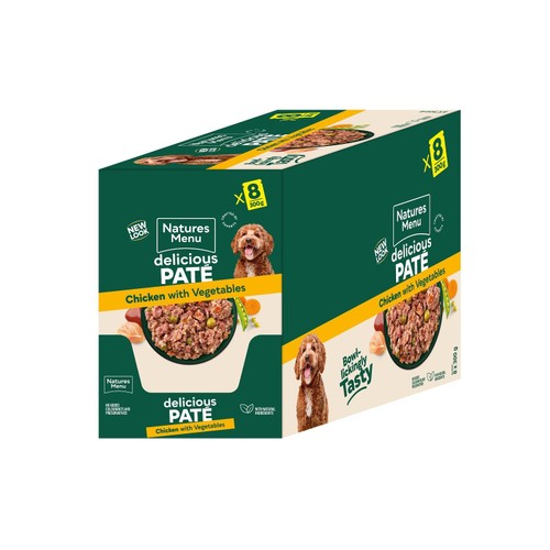 Natures Menu Pouches Food for Adult Dogs Chicken with Vegetables thumbnail 2