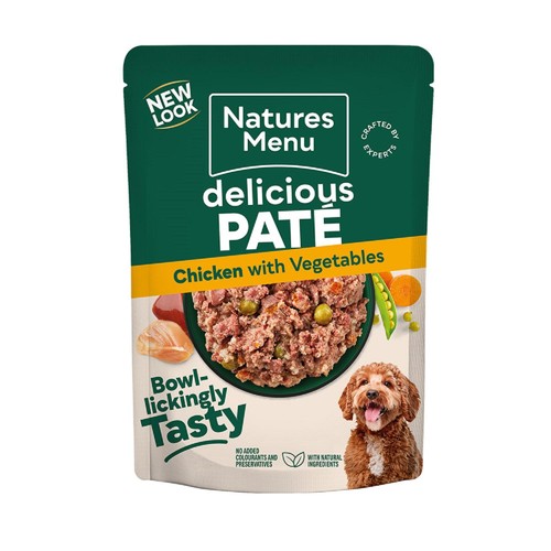Natures Menu Pouches Food for Adult Dogs Chicken with Vegetables thumbnail 3