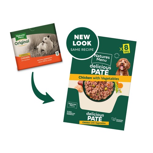 Natures Menu Pouches Food for Adult Dogs Chicken with Vegetables thumbnail 4