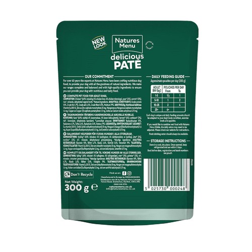 Natures Menu Pouches Food for Adult Dogs Chicken with Vegetables thumbnail 5