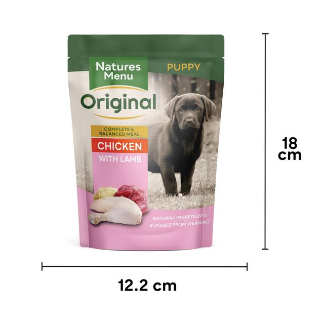 Natures Menu Chicken & Lamb with Rice Puppy Junior Dog Food thumbnail 3
