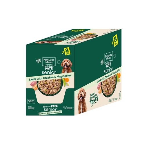 Natures Menu Senior Lamb with Chicken, Veg & Rice Dog Food thumbnail 2