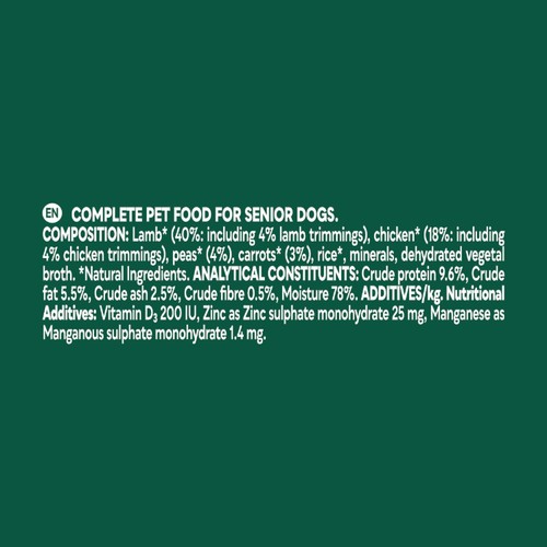Natures Menu Senior Lamb with Chicken, Veg & Rice Dog Food thumbnail 8