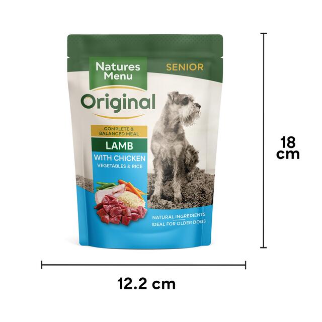 Natures Menu Senior Lamb with Chicken, Veg & Rice Dog Food thumbnail 3