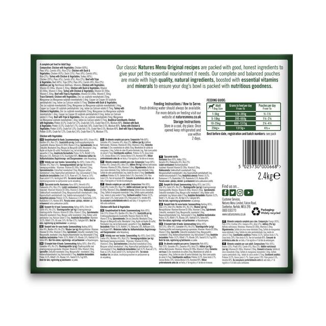Natures Menu Pouches Food for Adult Dogs Multipack Mixed Variety thumbnail 3