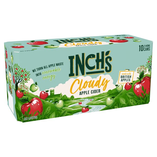 Inch's Cloudy Hazy Apple Cider Can 4% ABV