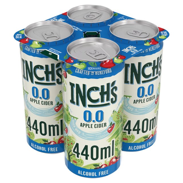 Inch's 0.0 Medium Apple Alcohol Free Cider Can