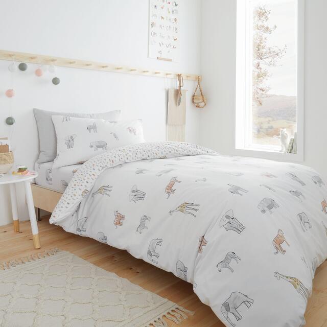 Bianca Zoo Animals Single Duvet Set