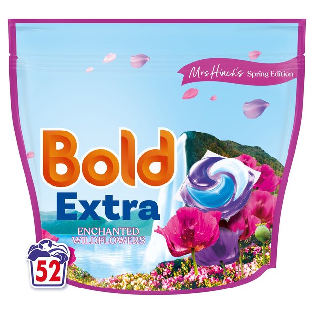Bold 2 In 1 Platinum Mrs Hinch Enchanted Wildflower Washing Capsules
