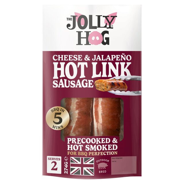 The Jolly Hog Cheddar & Jalapeno Hot Link Sausage