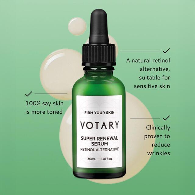 VOTARY Super Renewal Serum, Retinol Alternative thumbnail 6
