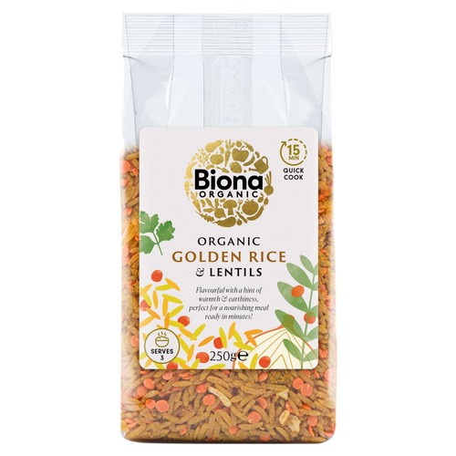 Biona Organic Golden Rice & Lentils