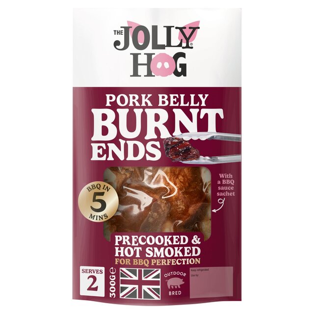 The Jolly Hog BBQ Burnt Ends With BBQ Sauce