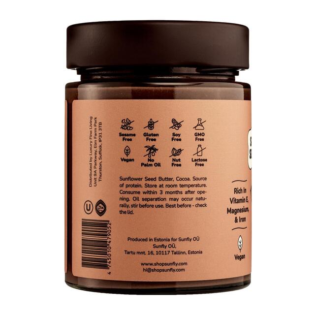SUNFLY Sunflower Seed Butter, Cocoa Spread thumbnail 3