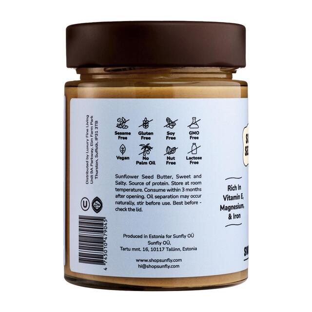 SUNFLY Sunflower Seed Butter, Sweet and Salty Spread thumbnail 3