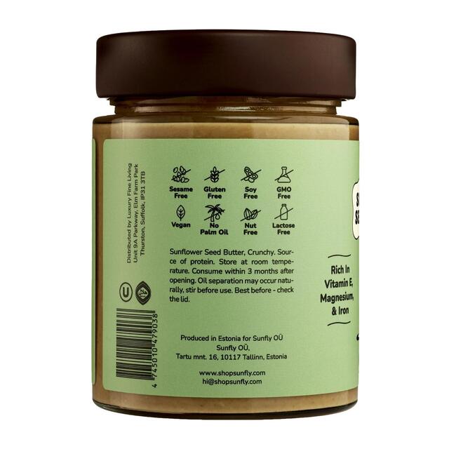 SUNFLY Sunflower Seed Butter, Crunchy Spread thumbnail 3