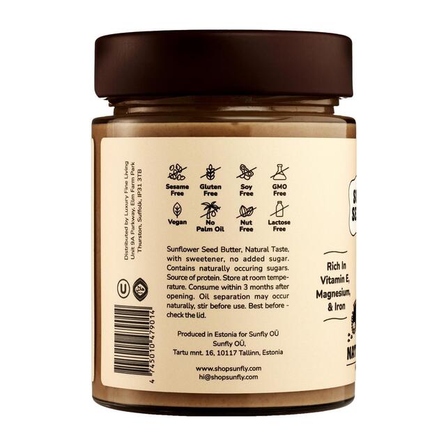 SUNFLY Sunflower Seed Butter, Natural Taste, No added sugar Spread thumbnail 3