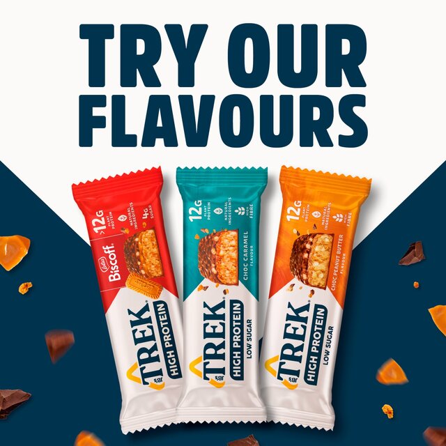 TREK High Protein Low Sugar Choc Caramel Protein Bars Multipack thumbnail 3