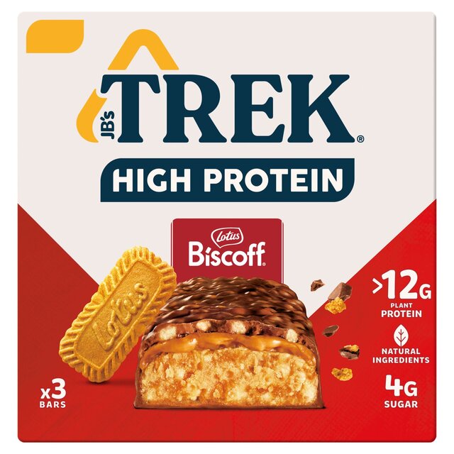 TREK High Protein Biscoff Protein Bars Multipack thumbnail 2