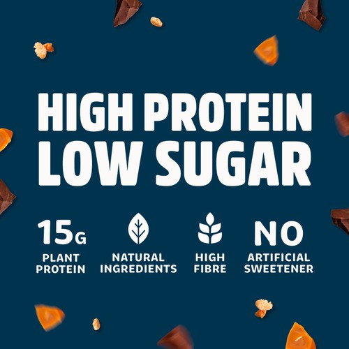 TREK High Protein Low Sugar Choc Caramel Protein Bar thumbnail 2