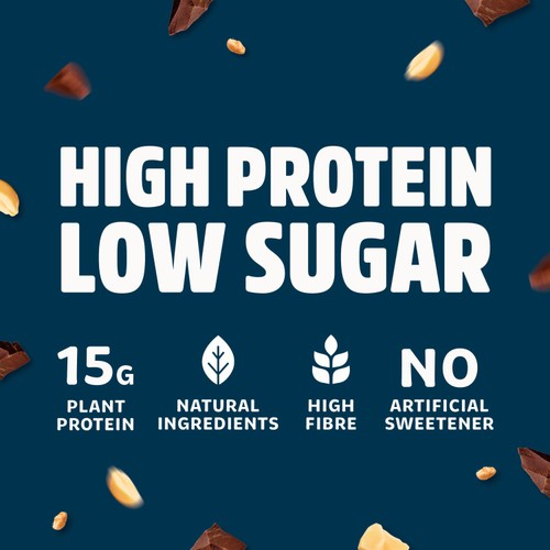 TREK High Protein Low Sugar Choc Peanut Protein Bar thumbnail 2