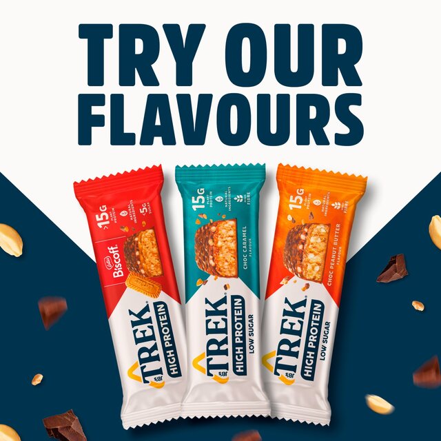 TREK High Protein Low Sugar Choc Peanut Protein Bar thumbnail 2
