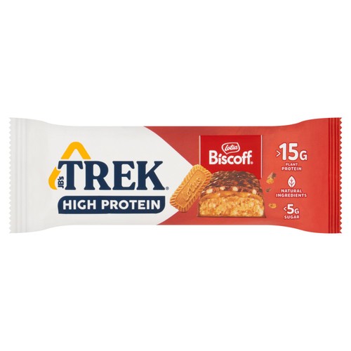 TREK High Protein Biscoff Protein Bar