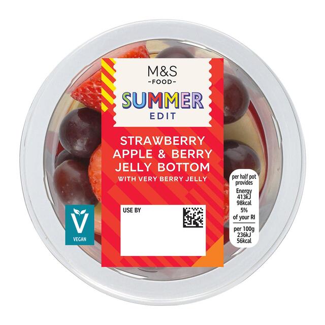 M&S Strawberry Apple Berry Jelly Bottom thumbnail 2