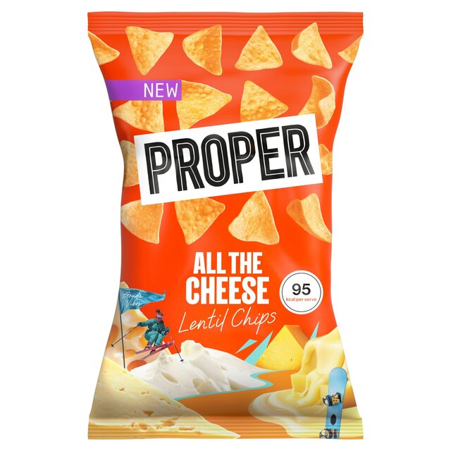 PROPERCHIPS All the Cheese Lentil Chips
