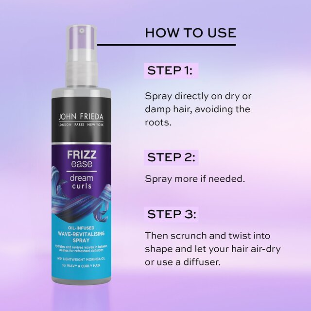 John Frieda Frizz Ease Dream Curls Wave Revitalising Spray thumbnail 8