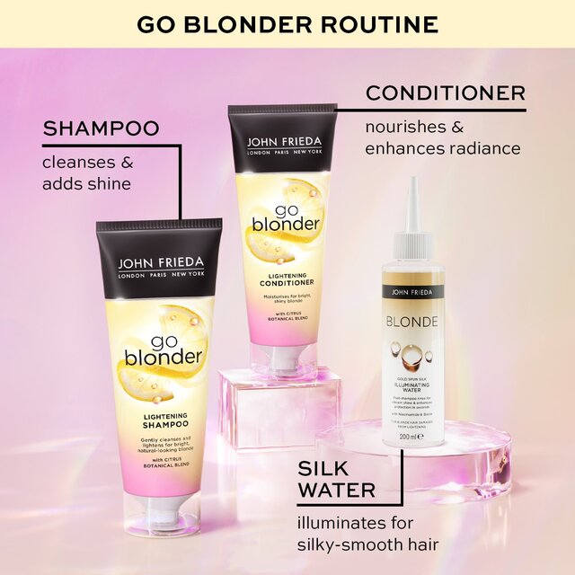 John Frieda Blonde Illuminating Water 200ml thumbnail 3