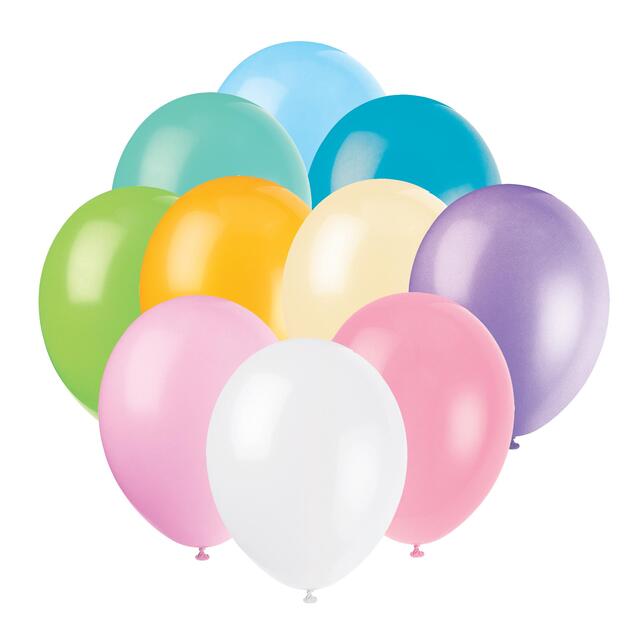 Premium Latex Balloons - Assorted Pastel