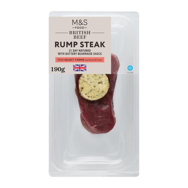 M&S Rump Steak with Bearnaise Butter