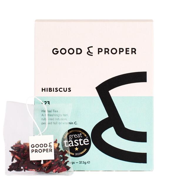 Good & Proper Tea - Hibiscus Teabags x15 thumbnail 3