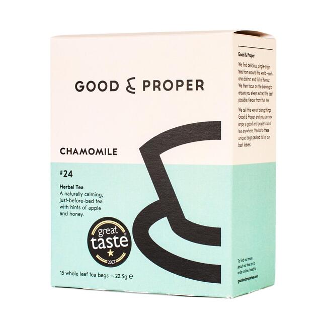 Good & Proper Tea - Chamomile Teabags x15 thumbnail 2